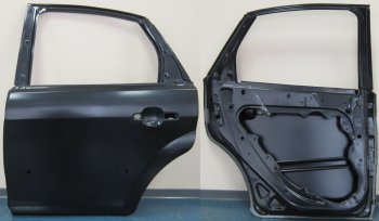 10 849 р. Левая дверь задняя BodyParts Ford Focus 2 хэтчбэк 5 дв. рестайлинг (2007-2011) (Неокрашенная)  с доставкой в г. Екатеринбург. Увеличить фотографию 1