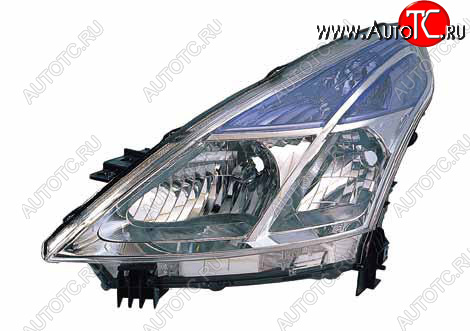 8 199 р. Левая фара (c электрокорректором) BODYPARTS Nissan Teana 2 J32 дорестайлинг (2008-2011)  с доставкой в г. Екатеринбург