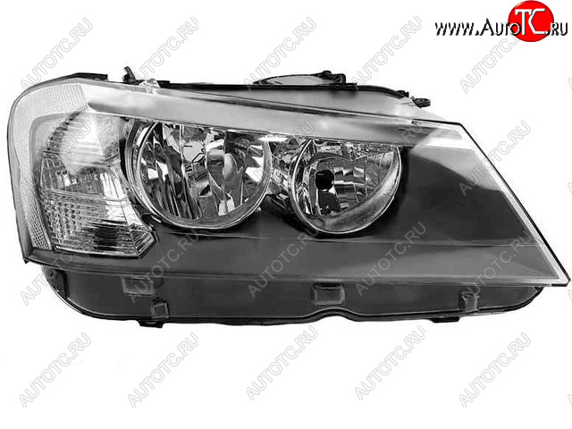 12 949 р. Правая фара (c электрокорректором) DEPO  BMW X3  F25 (2010-2014) дорестайлинг  с доставкой в г. Екатеринбург