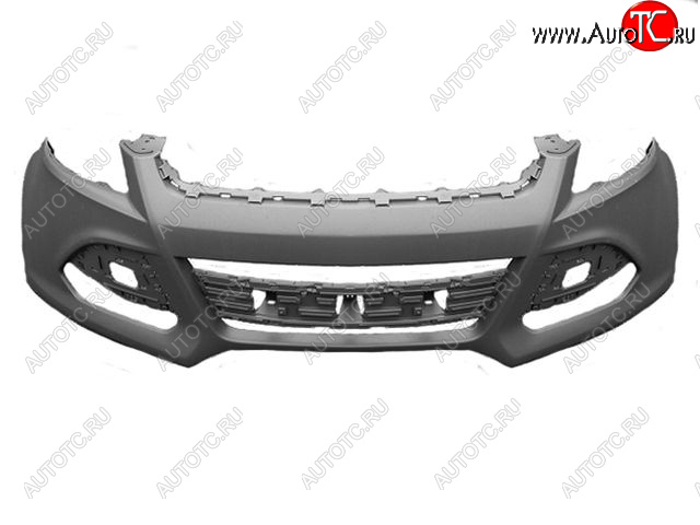 4 549 р. Бампер передний (с отверстиями под омыватели фар и под парктроник) BodyParts Ford Kuga 2 дорестайлинг (2013-2016) (Неокрашенный)  с доставкой в г. Екатеринбург