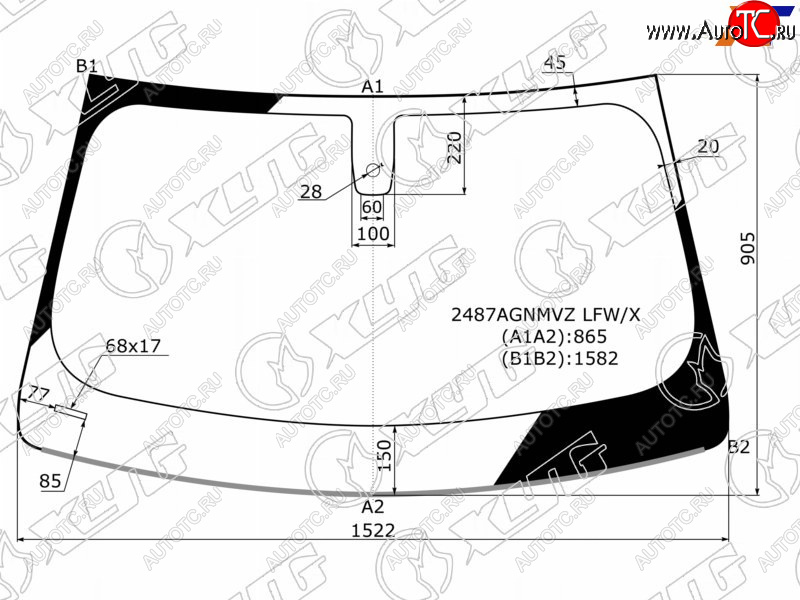 8 749 р. Стекло лобовое (Датчик дождя Молдинг) XYG  BMW X3  G01 (2017-2023) дорестайлинг, рестайлинг  с доставкой в г. Екатеринбург