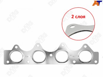 Прокладка выпускного коллектора G4FC1,6 G4FA1,4 DYG KIA Soul AM рестайлинг (2011-2014)