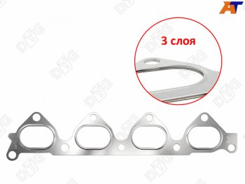 Прокладка выпускного коллектора G4GC G4GB 1,8 2,0 DYG Hyundai Tiburon RD дорестайлинг (1996-1999)