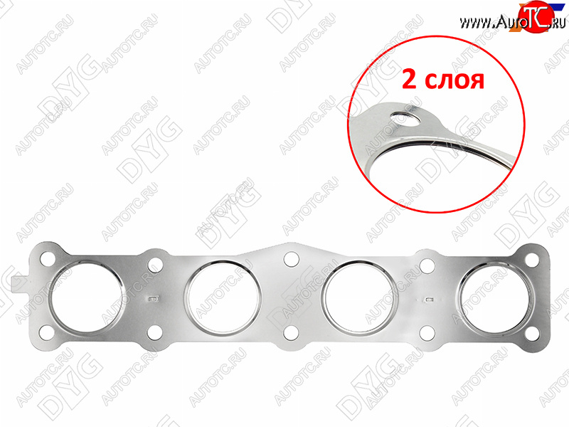 539 р. Прокладка выпускного коллектора G4KD 2,0 DYG Hyundai Tucson LM (2010-2017)  с доставкой в г. Екатеринбург