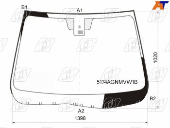 9 399 р. Стекло лобовое (Датчик дождя Молдинг) FUYAO Mazda 6 GH дорестайлинг лифтбэк (2007-2010)  с доставкой в г. Екатеринбург. Увеличить фотографию 2