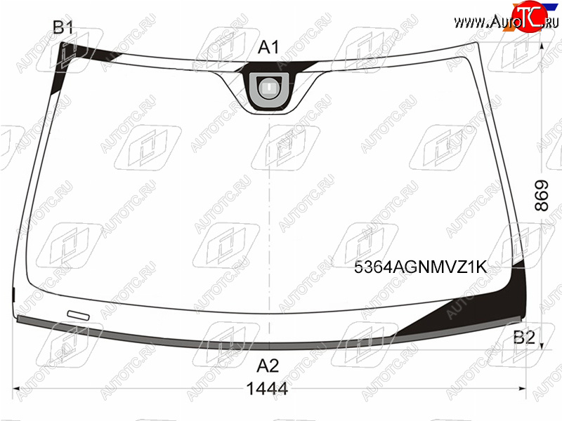 9 299 р. Стекло лобовое (Датчик дождя Молдинг) FUYAO Mercedes-Benz C-Class W204 дорестайлинг седан (2007-2011)  с доставкой в г. Екатеринбург