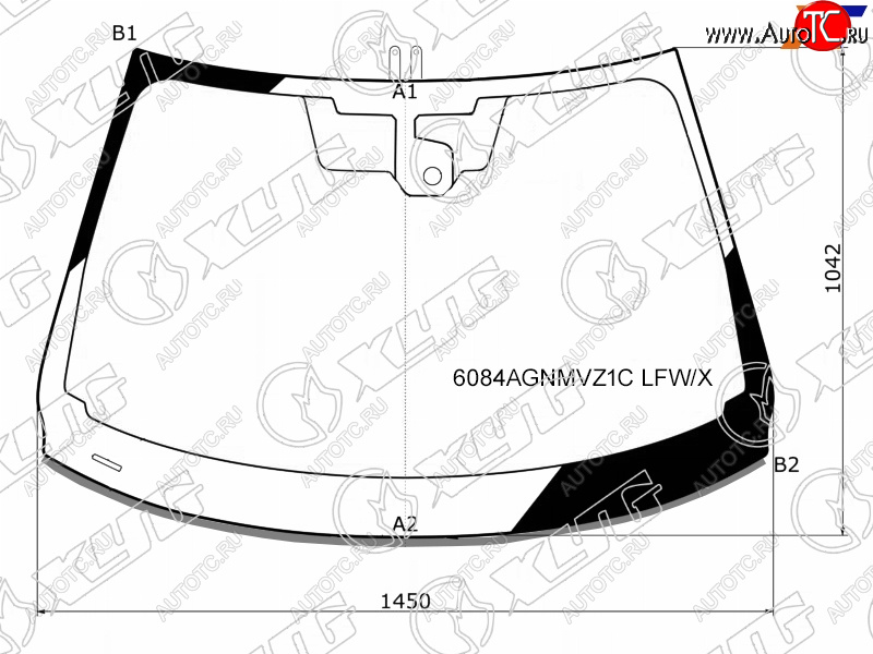 7 699 р. Стекло лобовое (Датчик дождя Молдинг) XYG  Nissan Qashqai  2 (2013-2019) J11 дорестайлинг  с доставкой в г. Екатеринбург