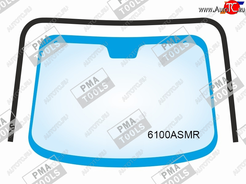 3 499 р. Молдинг лобового стекла (П-образный) PMA Nissan Murano 3 Z52 дорестайлинг (2015-2022)  с доставкой в г. Екатеринбург