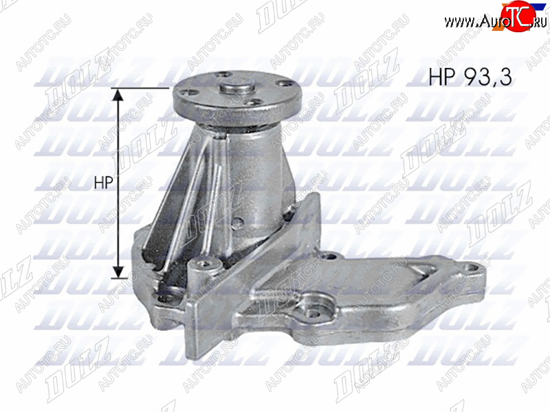 4 299 р. Насос системы охлаждения DOLZ Ford Focus 2  седан дорестайлинг (2004-2008)  с доставкой в г. Екатеринбург