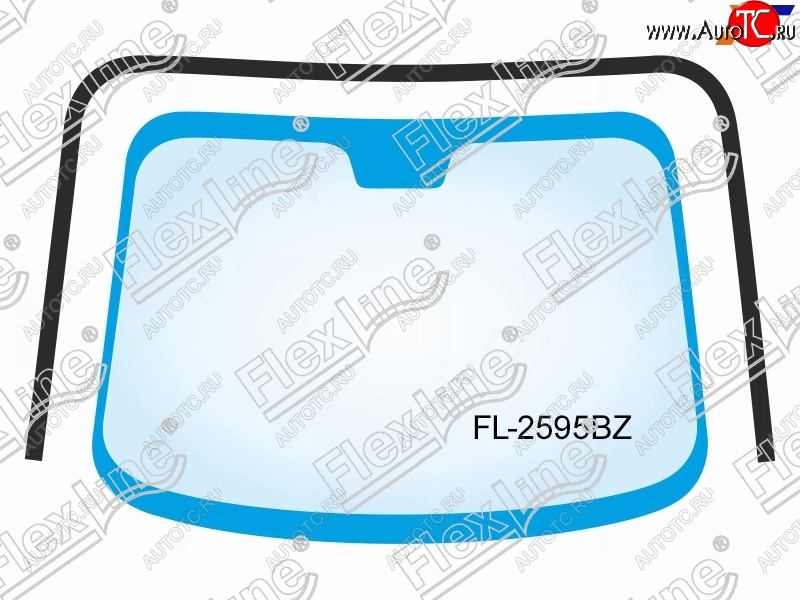 2 599 р. Молдинг лобового стекла (П-образный) FLEXLINE  Subaru Tribeca (2008-2014)  с доставкой в г. Екатеринбург