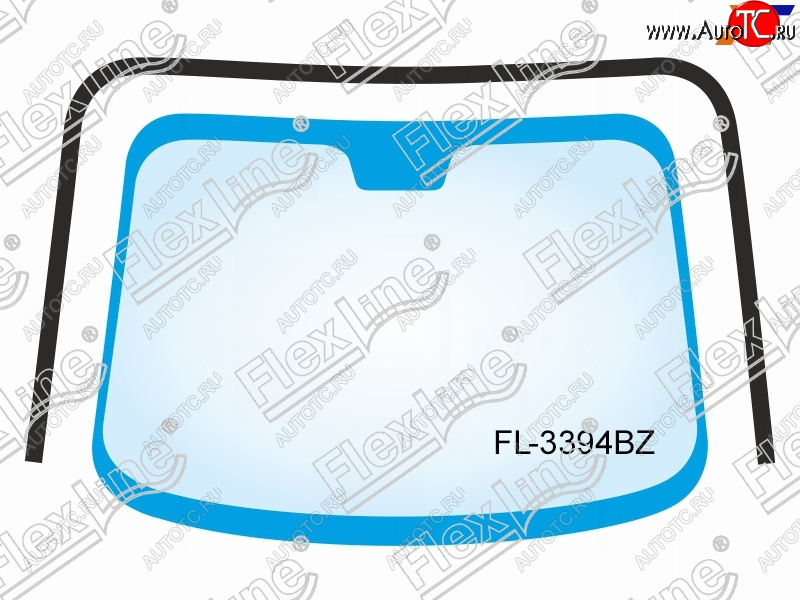 1 679 р. Молдинг лобового стекла (П-образный) FLEXLINE CITROEN C4 aircross (2012-2017)  с доставкой в г. Екатеринбург