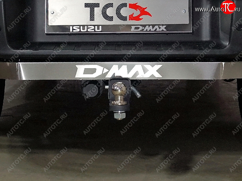 21 549 р. Фаркоп (тягово-сцепное устройство) TCC Тюнинг  Isuzu D-Max  RG (2020-2023) DoubleCab (оцинкованный, шар E, надпись D-MAX)  с доставкой в г. Екатеринбург