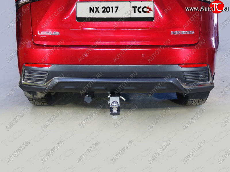 14 299 р. Фаркоп (тягово-сцепное устройство) (кроме F-Sport) ТСС Тюнинг  Lexus NX200  Z10 (2017-2021) рестайлинг (оцинкованный, шар E)  с доставкой в г. Екатеринбург