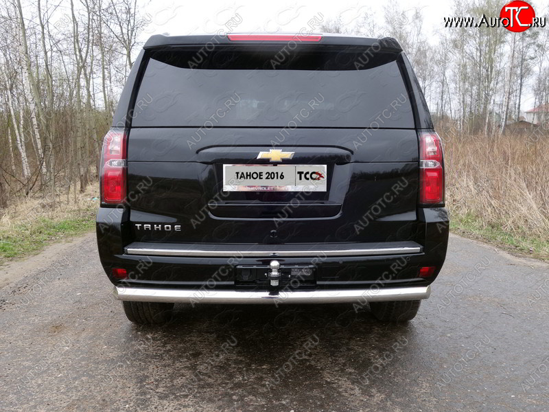 22 999 р. Защита задняя d76,1 мм ТСС Тюнинг Chevrolet Tahoe K2UC (2014-2021)  с доставкой в г. Екатеринбург