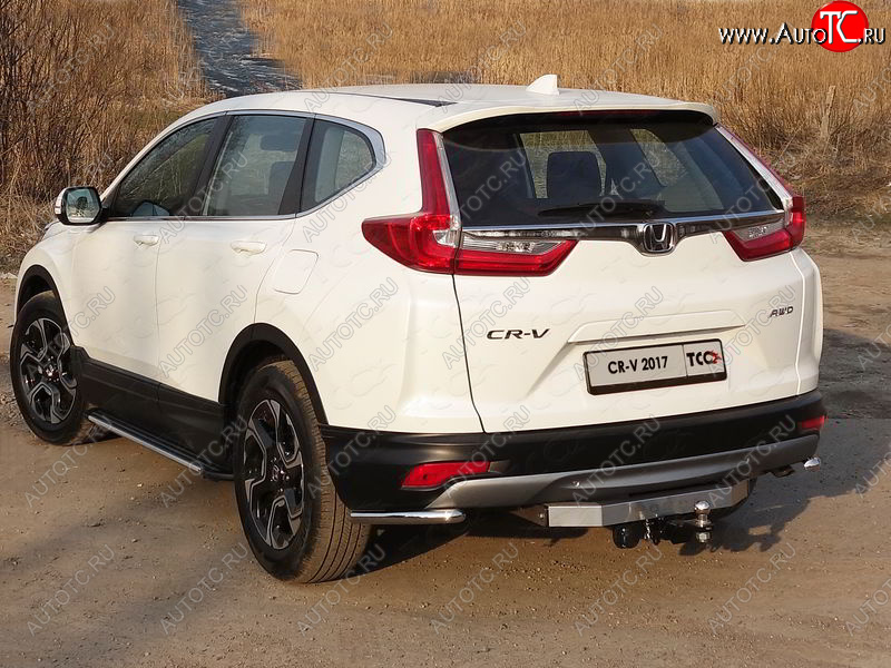 10 499 р. Защита заднего бампера (уголки, d42,4 мм) TCC Honda CR-V RW,RT дорестайлинг (2016-2020)  с доставкой в г. Екатеринбург