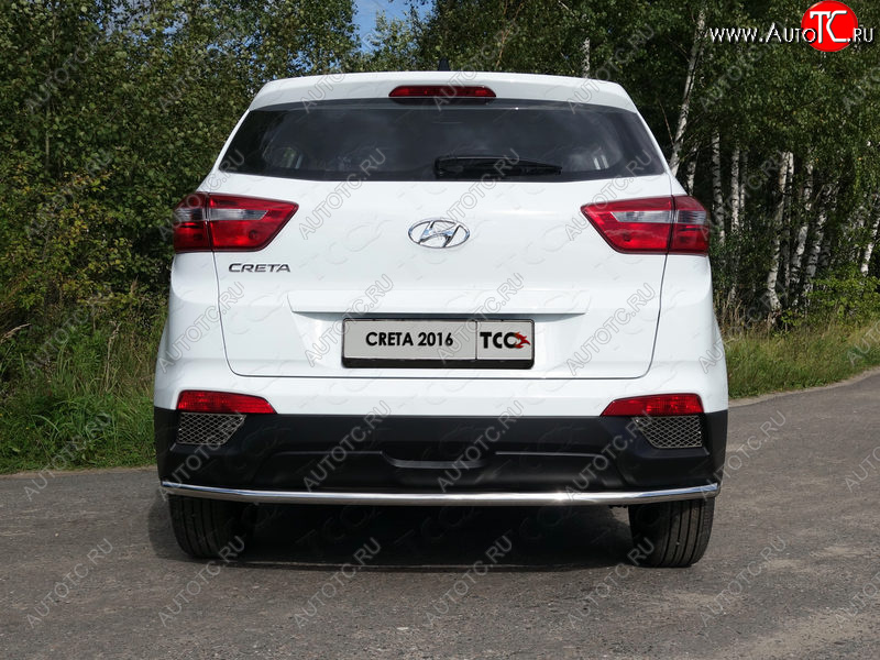 15 999 р. Защита задняя (нержавейка d42,4 мм), ТСС Тюнинг Hyundai Creta GS дорестайлинг (2015-2019)  с доставкой в г. Екатеринбург