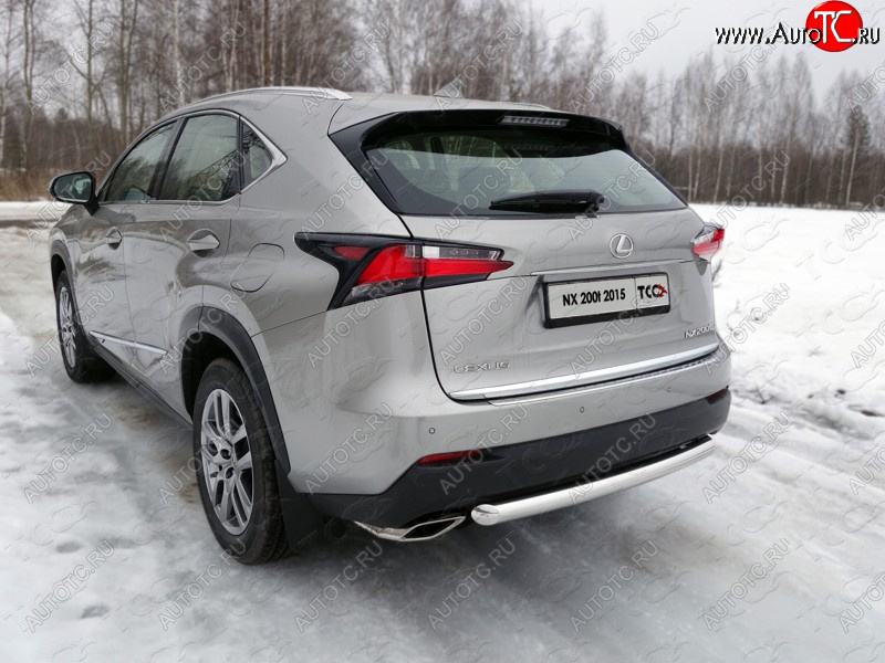 19 999 р. Защита задняя (нержавейка 60,3 мм) кроме F-Sport ТСС Тюнинг Lexus NX200T Z10 (2014-2017)  с доставкой в г. Екатеринбург