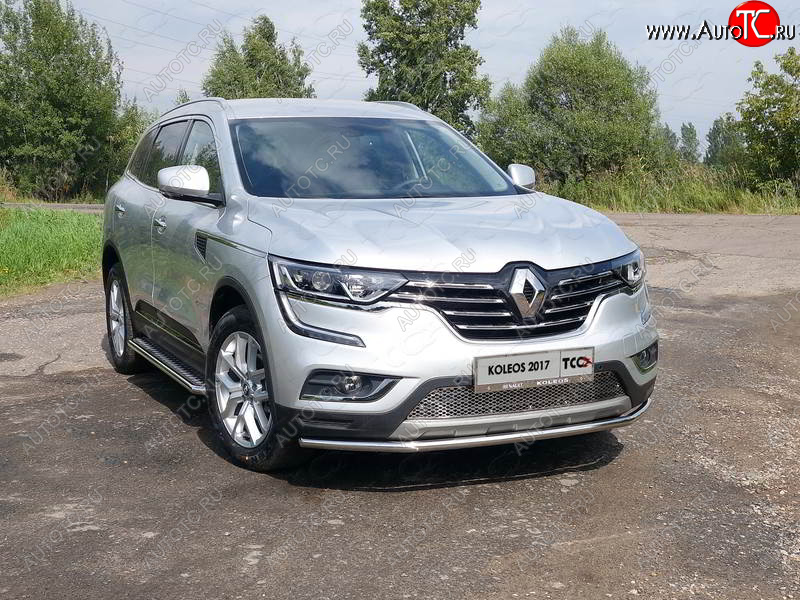 14 999 р. Защита переднего бампера нижняя 42,4 мм ТСС Тюнинг  Renault Koleos  2 (2016-2024)  с доставкой в г. Екатеринбург