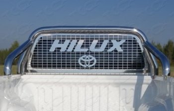 69 999 р.  Защита кузова и заднего стекла (нержавейка Ø76,1) ТСС Тюнинг  Toyota Hilux  AN120 (2016-2024) дорестайлинг, 1-ый рестайлинг, 2-ой рестайлинг (без крышки)  с доставкой в г. Екатеринбург. Увеличить фотографию 1