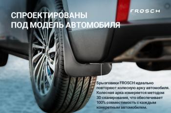 1 029 р. Брызговики передние (optimum) FROSCH Omoda C5 (2021-2025)  с доставкой в г. Екатеринбург. Увеличить фотографию 2