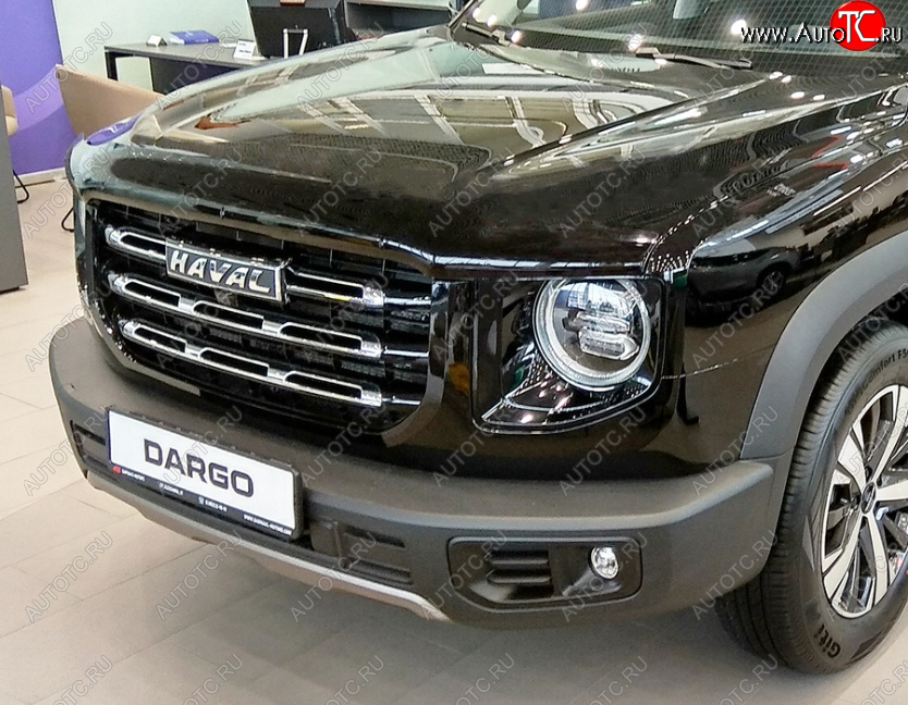 2 879 р. Дефлектор капота SIM  Haval Dargo (2022-2024)  с доставкой в г. Екатеринбург