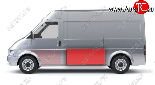 1 889 р. Левая средняя боковая панель (ремонтная) Wisentbull Fiat Ducato 244 (2002-2012)  с доставкой в г. Екатеринбург