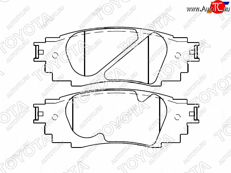 7 599 р. Колодки тормозные задние RH-LH SAT  Lexus RX350  AL20 (2015-2019), Lexus RX350L  AL20 (2017-2022), Lexus RX450  AL20 (2015-2019), Toyota Camry  XV70 (2017-2024)  с доставкой в г. Екатеринбург