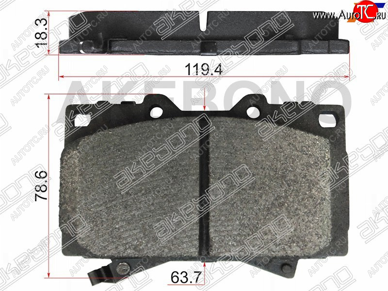 3 199 р. Колодки тормозные перед FL-FR SAT     Toyota Land Cruiser  100 (1998-2007) дорестайлинг, 1-ый рестайлинг, 2-ой рестайлинг  с доставкой в г. Екатеринбург