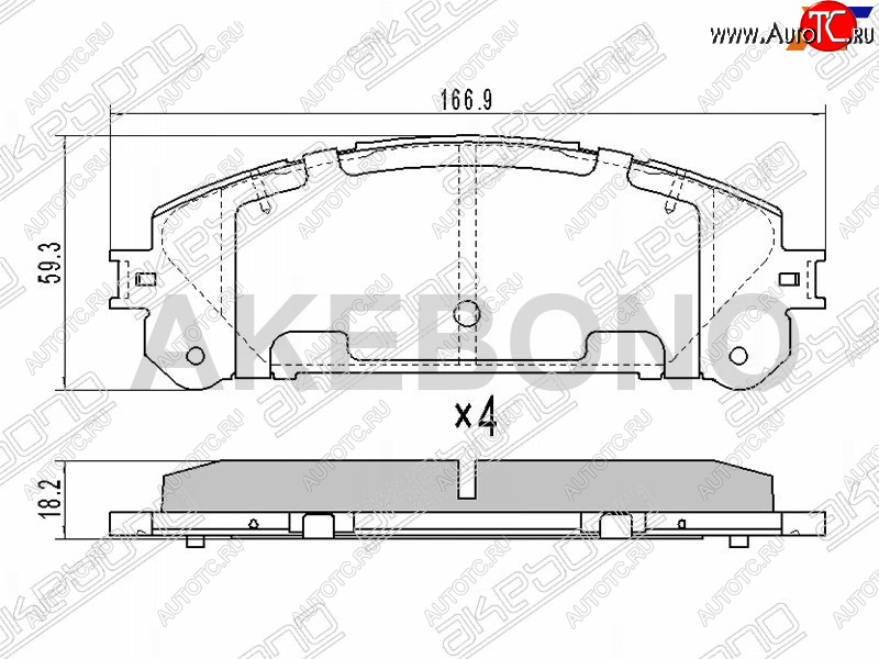 3 099 р. Колодки тормозные перед FL-FR SAT  Toyota Highlander  XU40 (2007-2013) дорестайлинг, рестайлинг  с доставкой в г. Екатеринбург