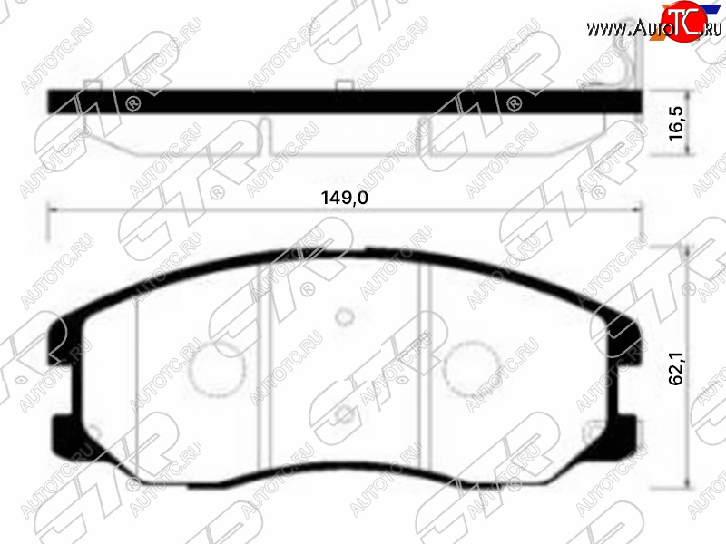 2 049 р. Колодки тормозные передние FL-FR SAT Chevrolet Captiva  дорестайлинг (2006-2011)  с доставкой в г. Екатеринбург