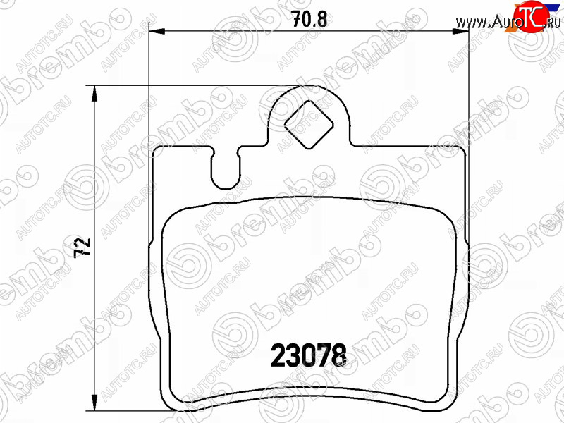 4 649 р. Колодки тормозные задние RH-LH SAT  Mercedes-Benz S class  W220 (1998-2005)  с доставкой в г. Екатеринбург