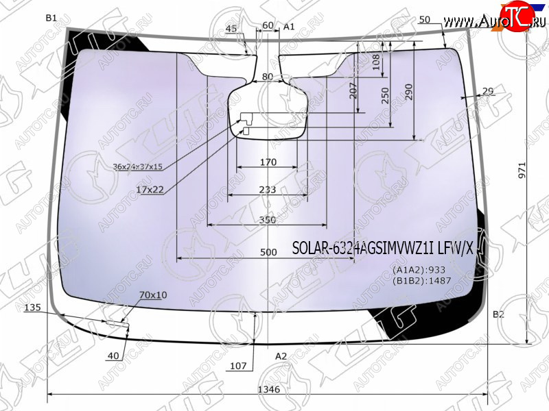 26 449 р. Стекло лобовое (Атермальное Датчик дождя Молдинг) XYG Opel Astra J универсал дорестайлинг (2009-2012)  с доставкой в г. Екатеринбург