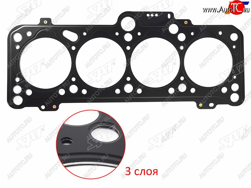 1 099 р. Прокладка ГБЦ SAT  Audi 80 (B2 купе,  B3,  B4), Skoda Felicia, Volkswagen Felicia  с доставкой в г. Екатеринбург