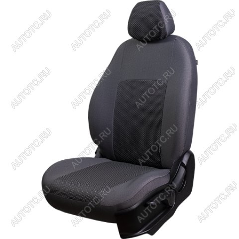 4 999 р. Комплект чехлов для сидений (ЦЗС Жаккард) Дублин Lord Autofashion Daewoo Nexia дорестайлинг (1995-2008) (серый, вставка Сеул серая)  с доставкой в г. Екатеринбург