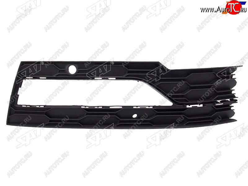 829 р. Правая оправа ДХО (под сонар) SAT  Skoda Octavia  A8 (2019-2022) универсал (молдинг хром)  с доставкой в г. Екатеринбург