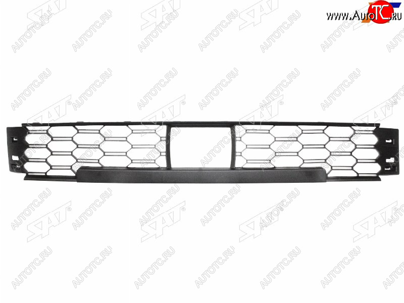 1 579 р. Нижняя решетка переднего бампера SAT  Skoda Rapid  MK2 (2019-2024) (под датчик дистанции)  с доставкой в г. Екатеринбург