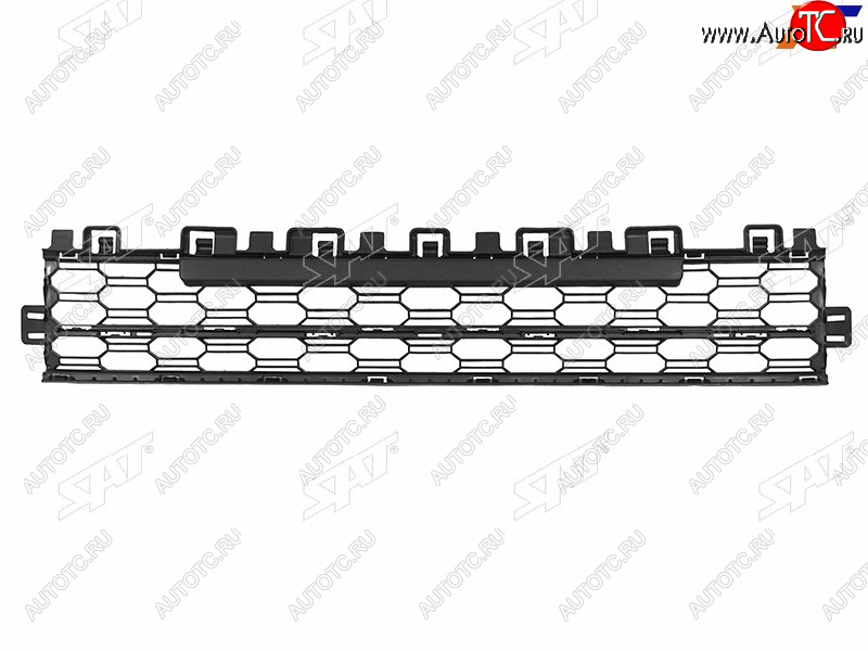 1 439 р. Нижняя решетка переднего бампера SAT  Skoda Octavia  A8 (2019-2022) универсал (под хром молдинг)  с доставкой в г. Екатеринбург