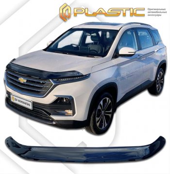 Дефлектор капота (ОАЭ) CA-Plastic Exclusive Chevrolet Captiva CN202S дорестайлинг (2018-2024)