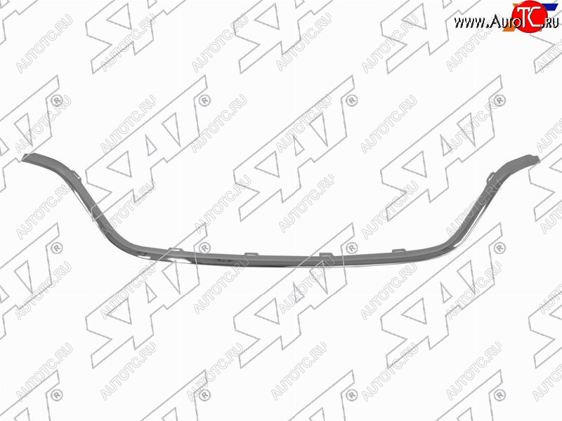 2 359 р. Молдинг решетки радиатора (нижний) SAT  Renault Sandero Stepway  (B8) (2018-2022) рестайлинг (хром)  с доставкой в г. Екатеринбург