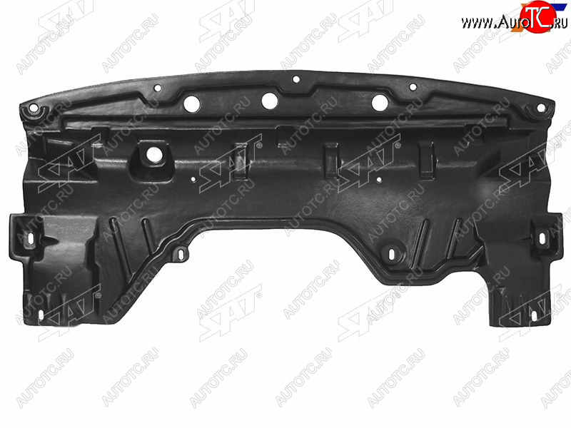 2 999 р. Защита переднего бампера (пыльник) SAT  Nissan Teana  2 J32 (2008-2011) дорестайлинг  с доставкой в г. Екатеринбург