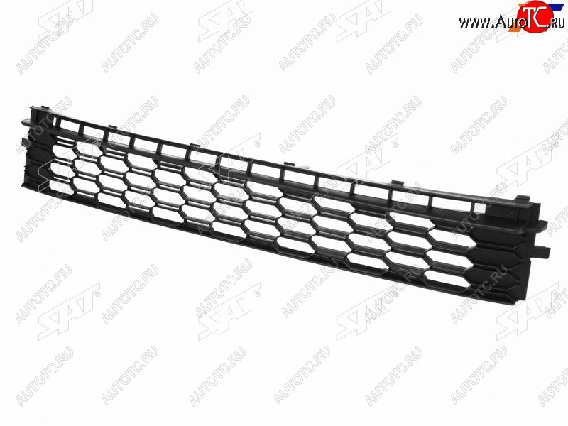 1 199 р. Нижняя решетка переднего бампера SAT  Skoda Rapid  NH3 (2017-2020) рестайлинг лифтбэк  с доставкой в г. Екатеринбург