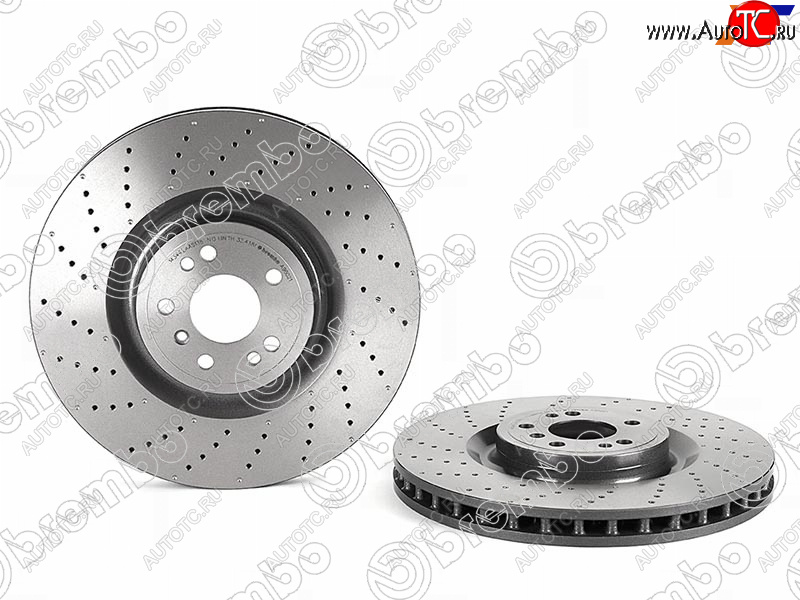 12 749 р. Диск тормозной передний (Ø375 mm) BREMBO Mercedes-Benz ML class W166 (2011-2015)  с доставкой в г. Екатеринбург