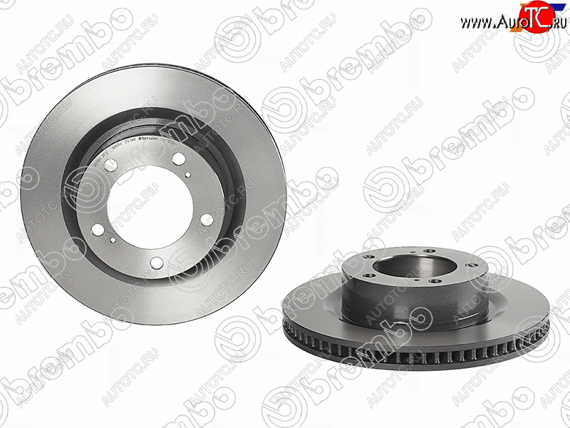 10 499 р. Диск тормозной передний Ø328 BREMBO Toyota Land Cruiser 200 дорестайлинг (2007-2012)  с доставкой в г. Екатеринбург