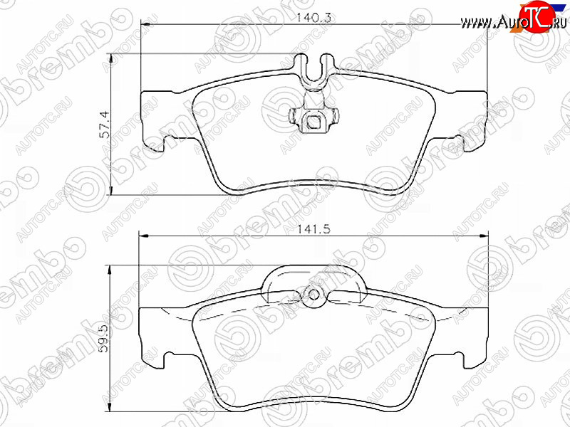 3 199 р. Колодки тормозные задние RH-LH SAT Mercedes-Benz E-Class W212 дорестайлинг седан (2009-2012)  с доставкой в г. Екатеринбург