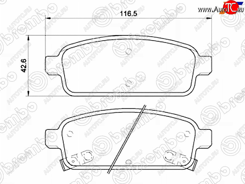 3 069 р. Колодки тормозные задние RH-LH SAT Chevrolet Cruze J300 седан рестайлинг (2012-2015)  с доставкой в г. Екатеринбург