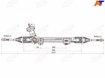 Рейка рулевая SAT Hyundai Elantra CN7 рестайлинг (2023-2024)