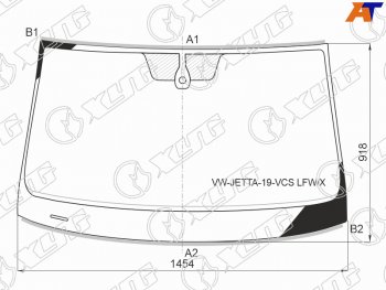 13 499 р. Стекло лобовое (Датчик дождя Молдинг) XYG  Volkswagen Jetta  A7 (2018-2022) седан дорестайлинг  с доставкой в г. Екатеринбург. Увеличить фотографию 2