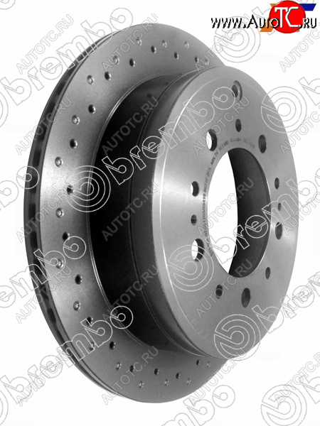 14 599 р. Диск тормозной задний Ø345 BREMBO Lexus LX500d J310 (2021-2022)  с доставкой в г. Екатеринбург