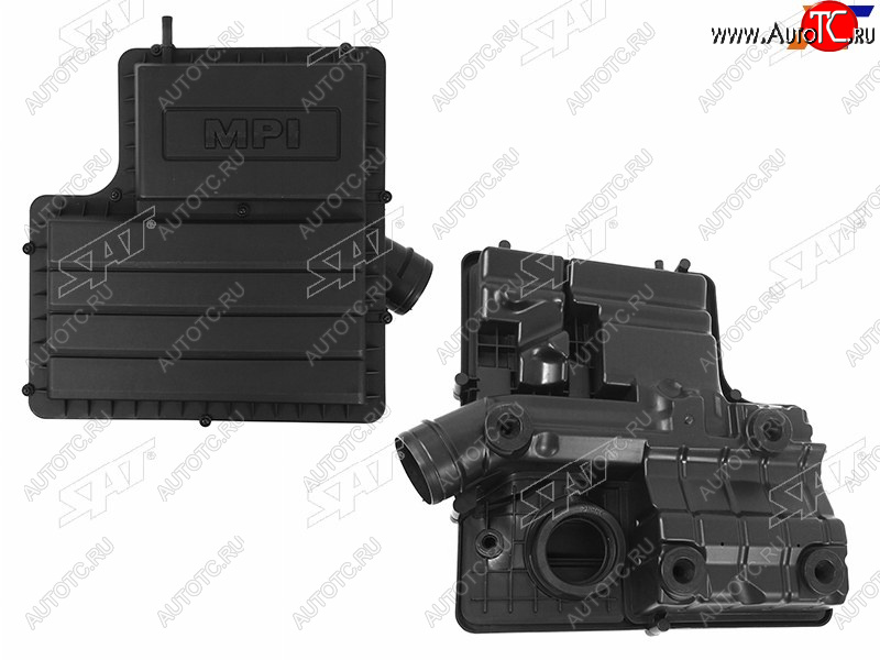 2 169 р. Корпус воздушного фильтра двигателя SAT  Skoda Octavia  A7 (2012-2017), Skoda Rapid ( NH3,  NH1) (2012-2017), Skoda Yeti (2013-2018), Volkswagen Jetta  A6 (2015-2018), Volkswagen Polo  5 (2009-2015)  с доставкой в г. Екатеринбург