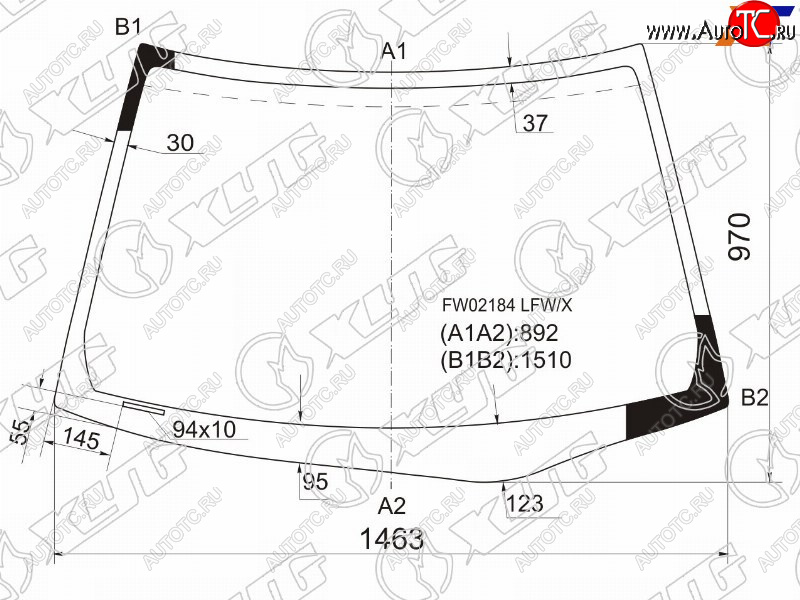 6 299 р. Стекло лобовое XYD  Honda Civic  ES (2000-2006) седан дорестайлинг, седан рестайлинг  с доставкой в г. Екатеринбург